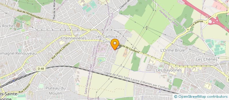 localisation de l'entreprise 853 374 148   HERBLAY-SUR-SEINE