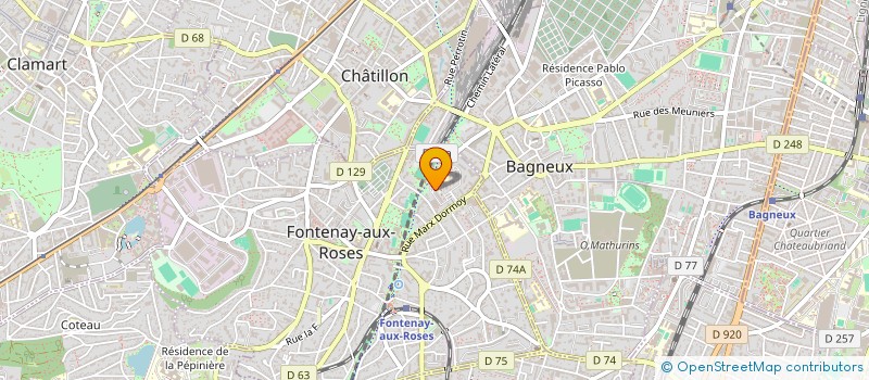 localisation de l'entreprise 853 404 770  à FONTENAY-AUX-ROSES