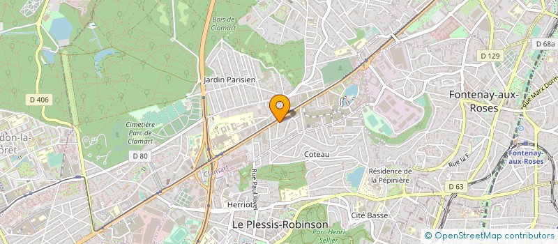 localisation de l'entreprise 853 412 153 à CLAMART