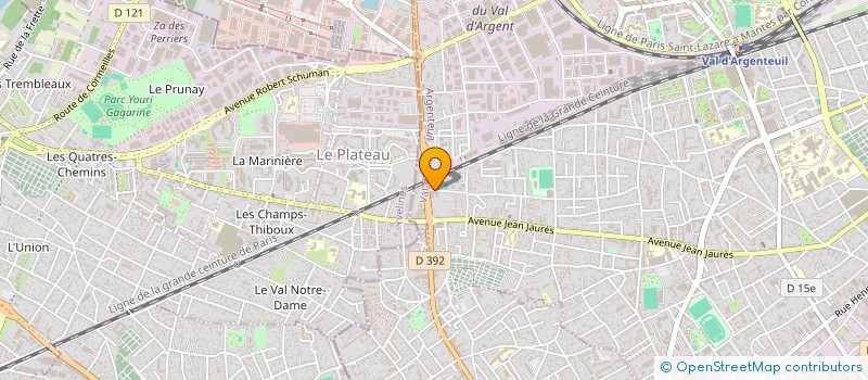 localisation de l'entreprise 853 423 119   ARGENTEUIL