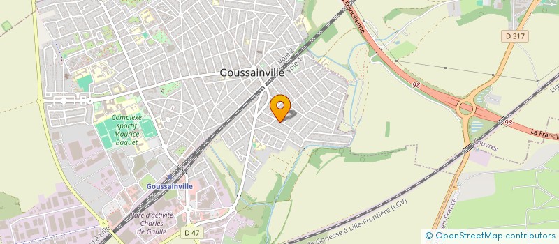 localisation de l'entreprise 853 423 853   GOUSSAINVILLE