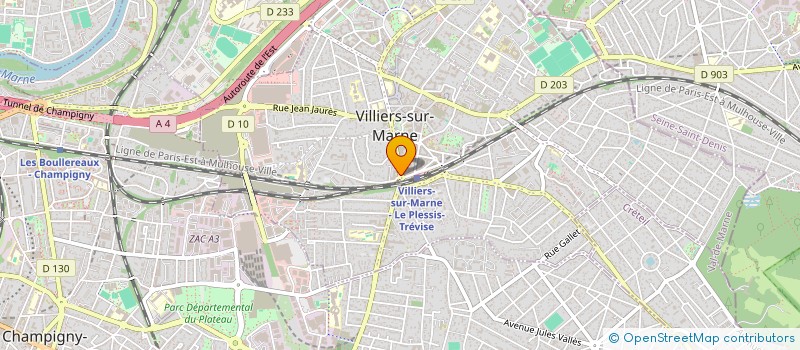 localisation de l'entreprise 853 443 307   VILLIERS-SUR-MARNE