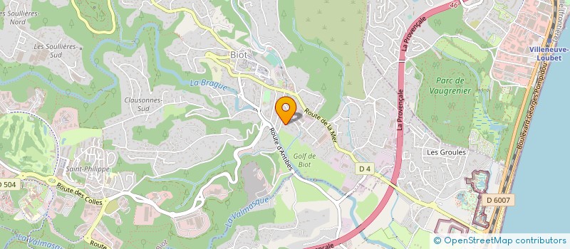 localisation de l'entreprise 853 462 109   BIOT