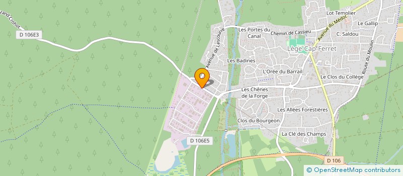 localisation de l'entreprise 853 474 013 à LEGE-CAP-FERRET