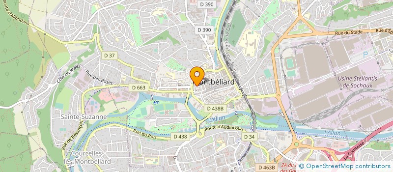 localisation de l'entreprise 853 511 681   MONTBELIARD