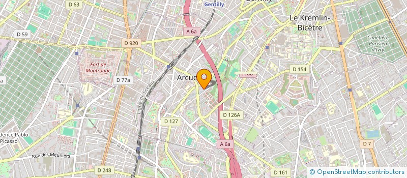 localisation de l'entreprise 853 513 703   ARCUEIL