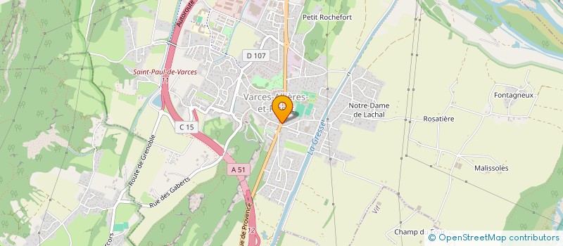 localisation de l'entreprise 853 515 351   VARCES-ALLIERES-ET-RISSET