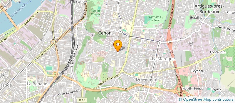 localisation de l'entreprise 853 524 577   LE BOUSCAT