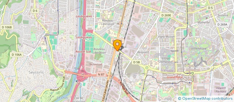 localisation de l'entreprise 853 539 302 à GRENOBLE