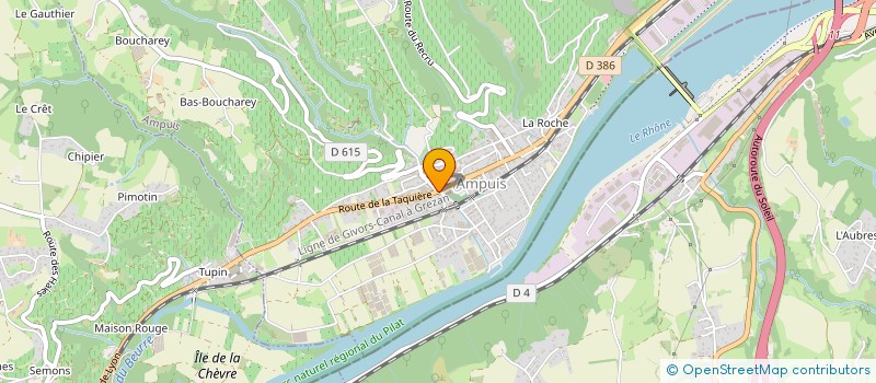 localisation de l'entreprise 853 539 898   CHAVANAY