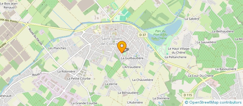 localisation de l'entreprise 853 546 711 à SAINT-JULIEN-DE-CONCELLES