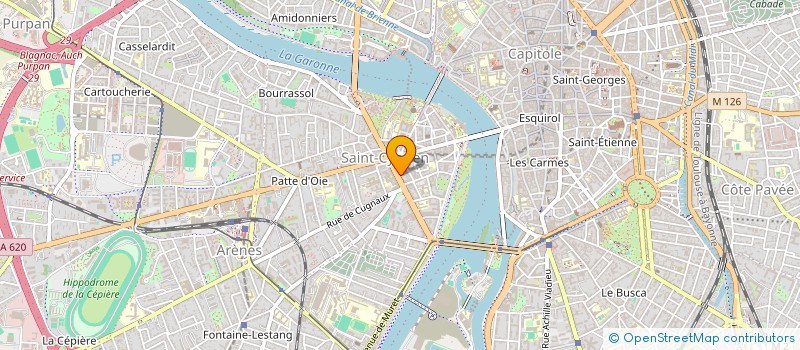 localisation de l'entreprise 853 555 571   TOULOUSE