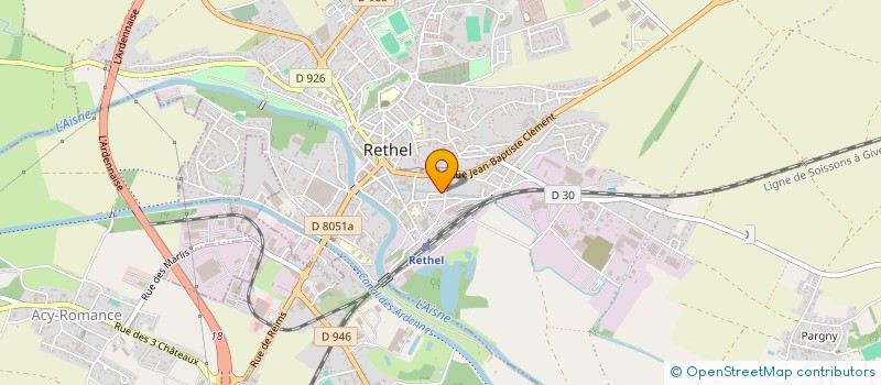 localisation de l'entreprise 853 566 446   RETHEL