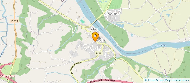 localisation de l'entreprise 853 568 566   AUVILLAR