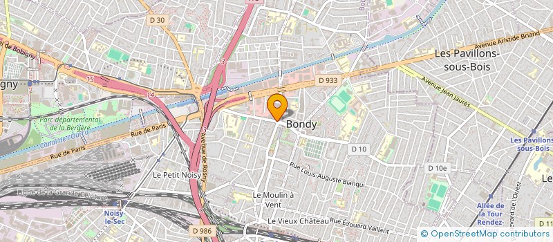 localisation de l'entreprise 853 574 192   BONDY