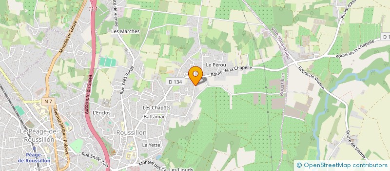 localisation de l'entreprise 853 583 904   ROUSSILLON