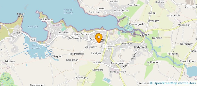 localisation de l'entreprise 853 586 121   GUISSENY