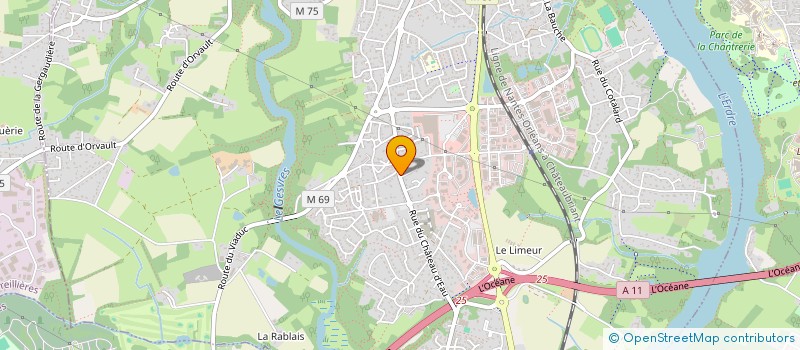 localisation de l'entreprise 853 596 468  à LA CHAPELLE-SUR-ERDRE