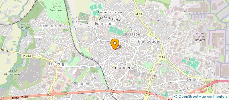 localisation de l'entreprise 853 618 809 à COLOMIERS