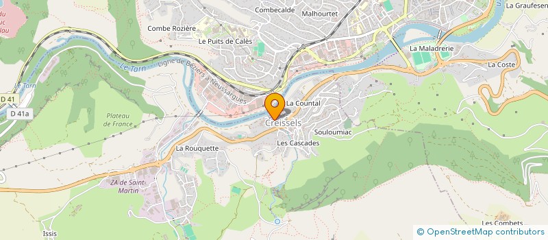 localisation de l'entreprise 853 639 334 à MILLAU