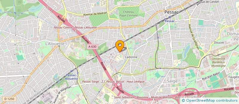 localisation de l'entreprise 853 643 534   PESSAC