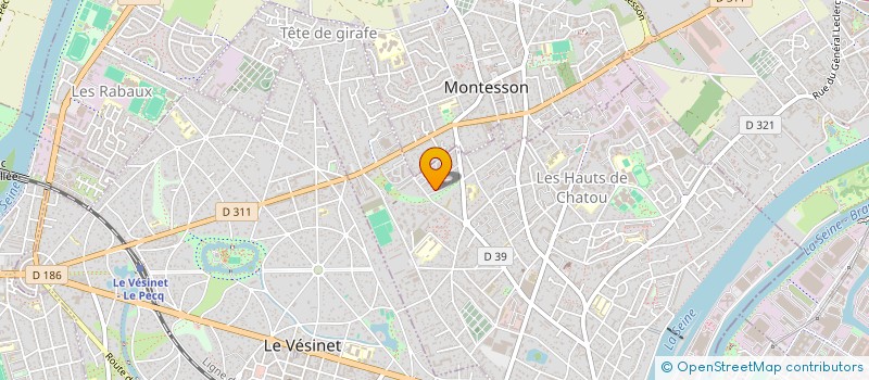 localisation de l'entreprise 853 661 825   CHATOU