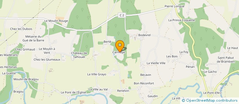 localisation de l'entreprise 853 671 311   PLUHERLIN