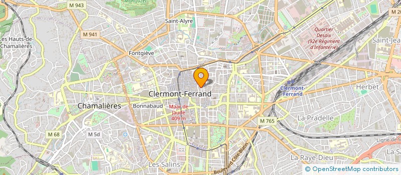 localisation de l'entreprise 853 681 765  à CHAMALIERES