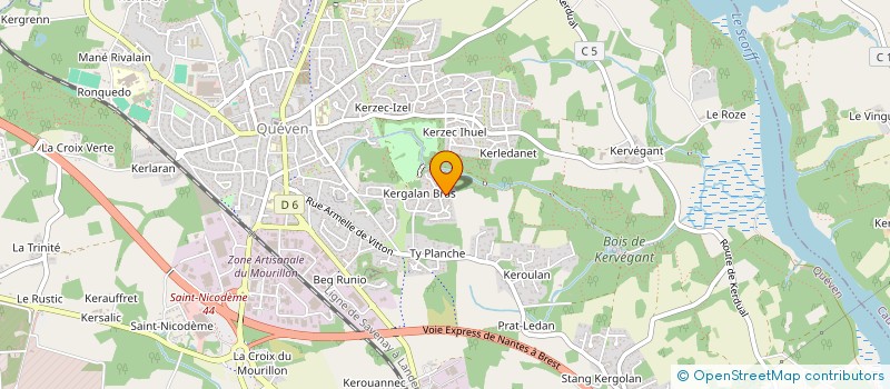 localisation de l'entreprise 853 707 156   QUEVEN