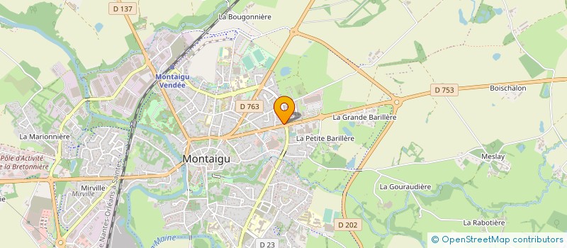 localisation de l'entreprise 853 709 996  à MONTAIGU-VENDEE