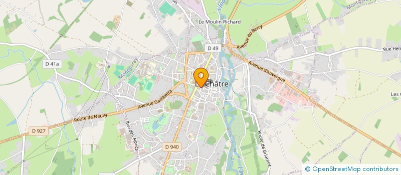 localisation de l'entreprise 853 720 456 à LA CHATRE