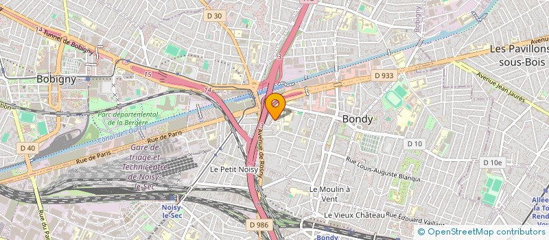 localisation de l'entreprise 853 730 877   BONDY