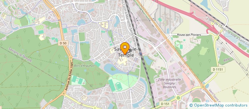 localisation de l'entreprise 853 731 214   SAVIGNY-LE-TEMPLE