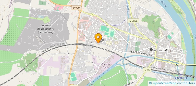 localisation de l'entreprise 853 748 960   BEAUCAIRE