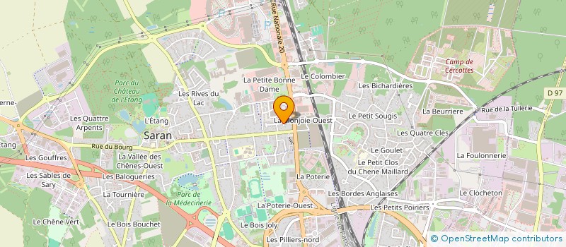 localisation de l'entreprise 853 754 158 à SARAN