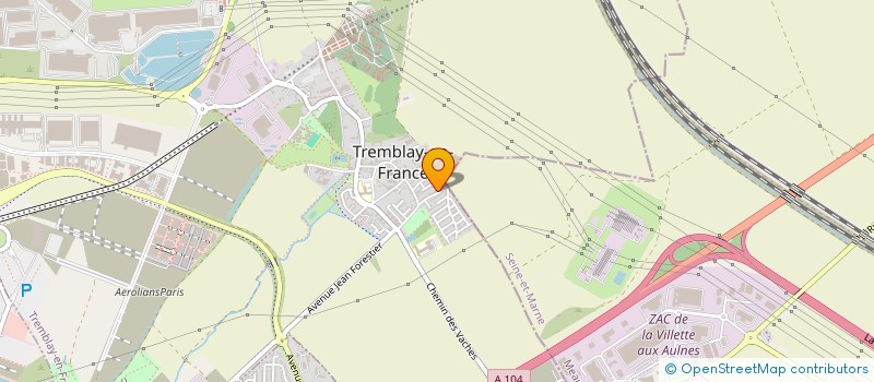 localisation de l'entreprise 853 781 110 à TREMBLAY-EN-FRANCE