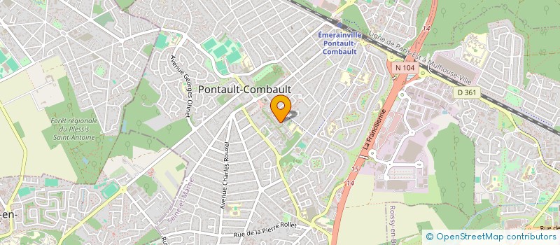 localisation de l'entreprise 853 820 389   PONTAULT-COMBAULT