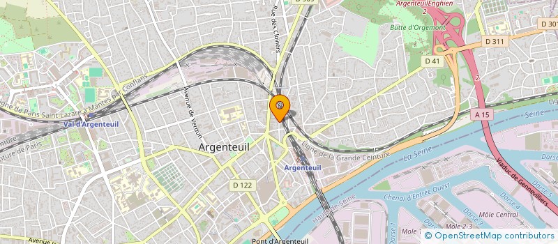 localisation de l'entreprise 853 821 932 à COLOMBES