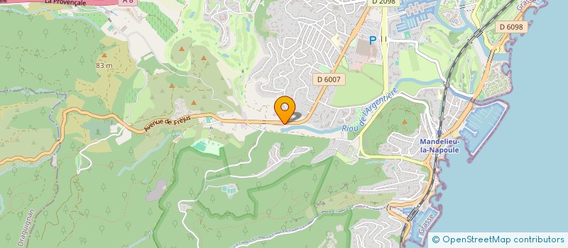 localisation de l'entreprise 853 824 555 à MANDELIEU-LA-NAPOULE