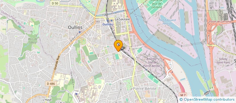 localisation de l'entreprise 853 826 584   OULLINS-PIERRE-BENITE