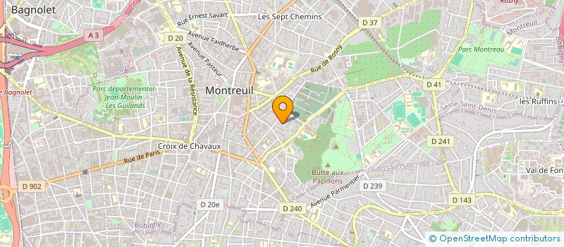 localisation de l'entreprise 853 852 531   PARIS