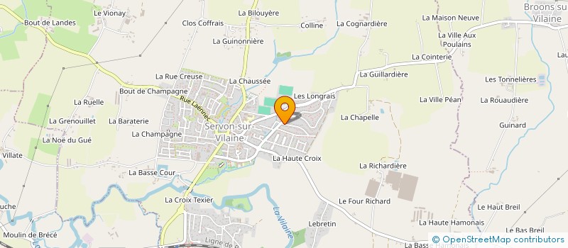 localisation de l'entreprise 853 860 765   SERVON-SUR-VILAINE