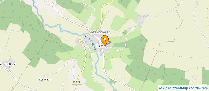 localisation de l'entreprise 853 862 688   SABLONNIERES