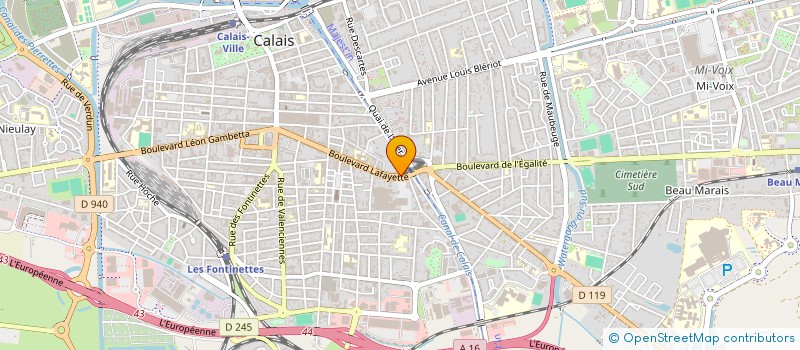 localisation de l'entreprise 853 884 690   CALAIS