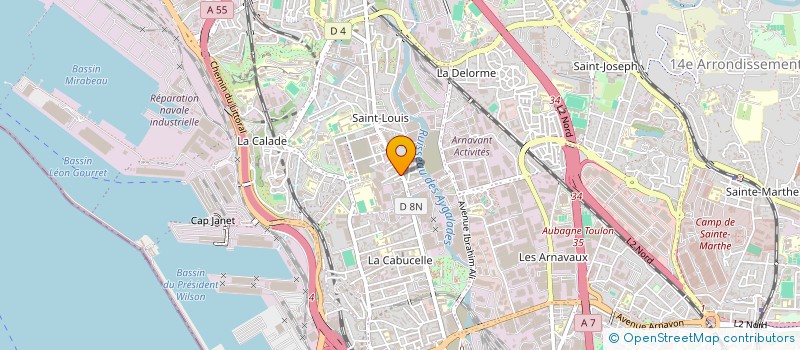 localisation de l'entreprise 853 888 576 à MARSEILLE