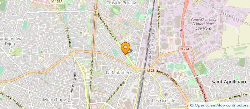 localisation de l'entreprise 853 898 591 à DIJON