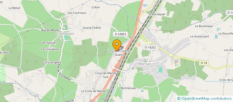 localisation de l'entreprise 853 918 019   CUBNEZAIS