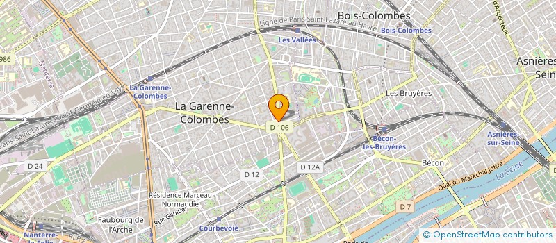 localisation de l'entreprise 853 936 540   LA GARENNE-COLOMBES