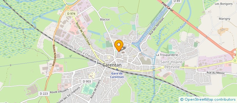 localisation de l'entreprise 853 940 633   CARENTAN-LES-MARAIS