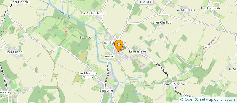 localisation de l'entreprise 853 952 935   SOULIGNONNE
